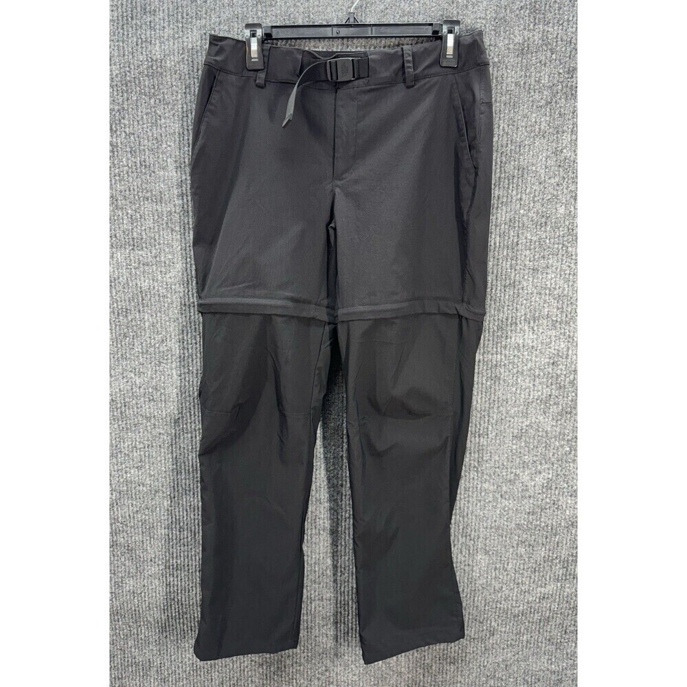 The North Face Pants Paramount Convertible Pants Womens 10 Black Mid Rise Belt